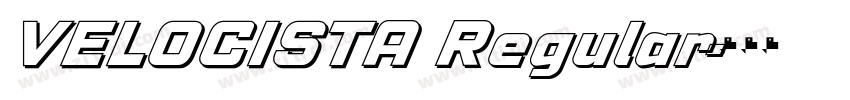 VELOCISTA Regular字体转换